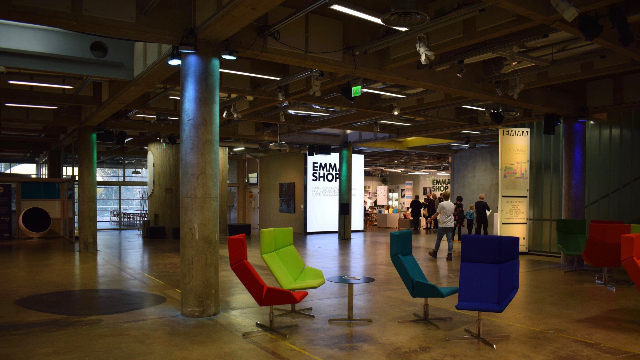 Interior of Espoo Museum of Modern Art, Espoo, Finland