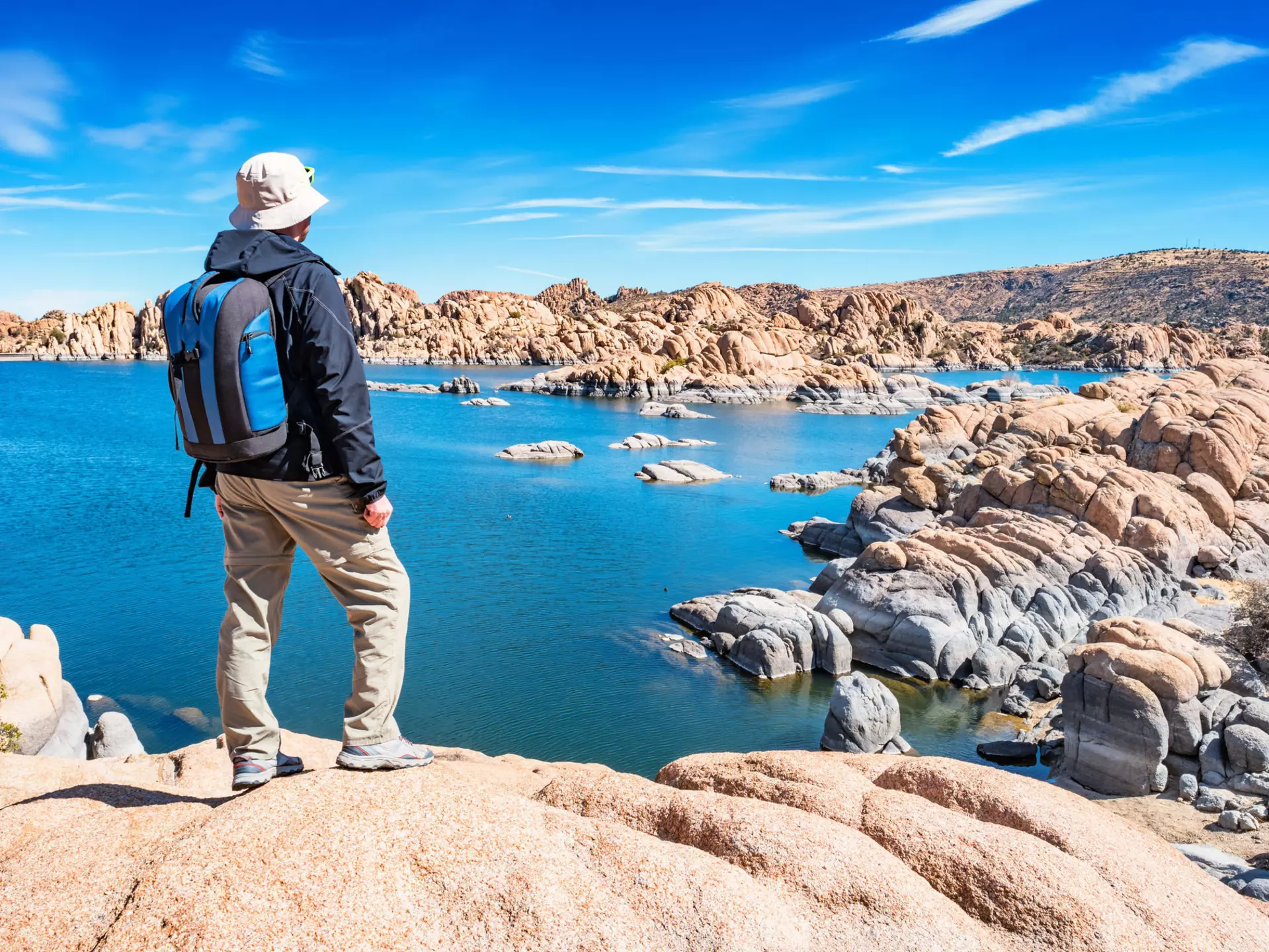 Watson Lake is a beautiful natural area only a short distance from downtown Prescott, Arizona. benedek / Getty Images