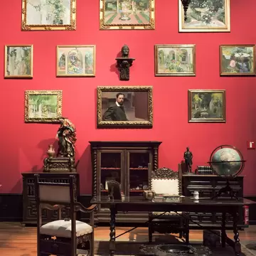 View of the exhibition at the Museo Sorolla in Madrid, Spain.