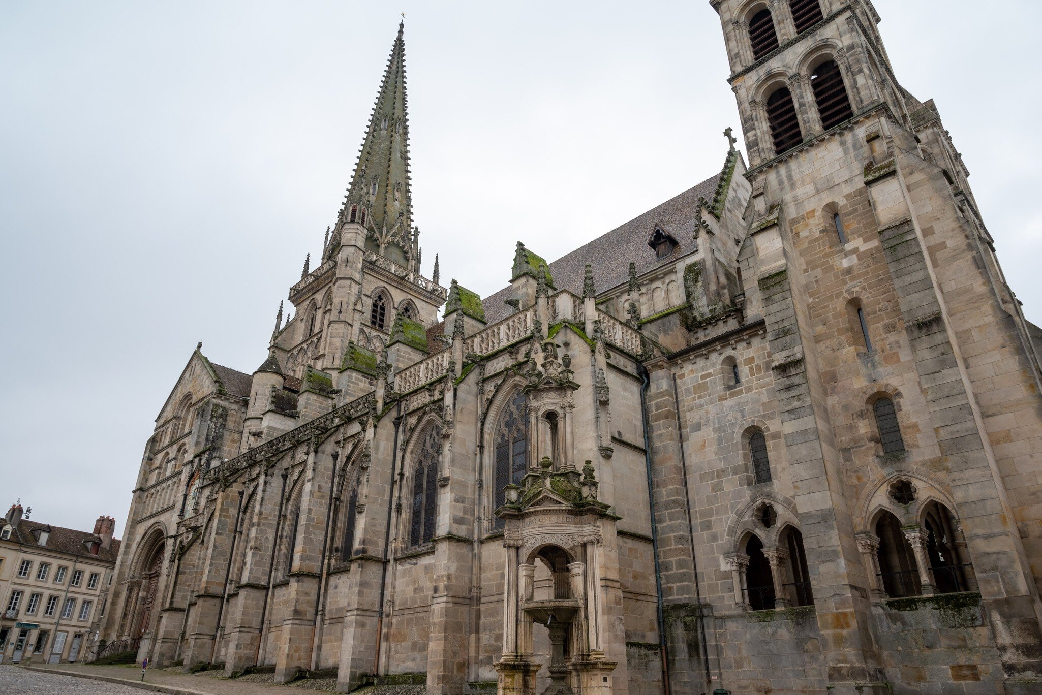 France, Burgundy, cathedral of Autun.stained glass windows of the cathedral of autun.Saint-Lazare Cathedral; Shutterstock ID 2243240529;
