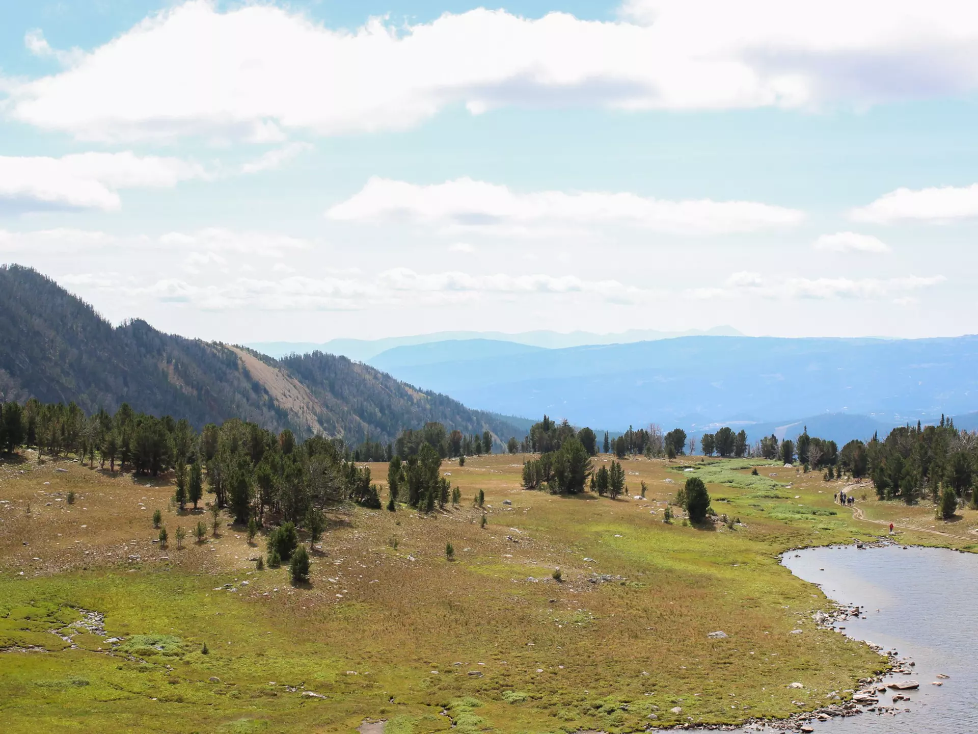 Located in the Spanish Peaks Mountain Range, Big Sky is ideal for alpine hikes in the summertime. Ann Douglas Lott/Lonely Planet
