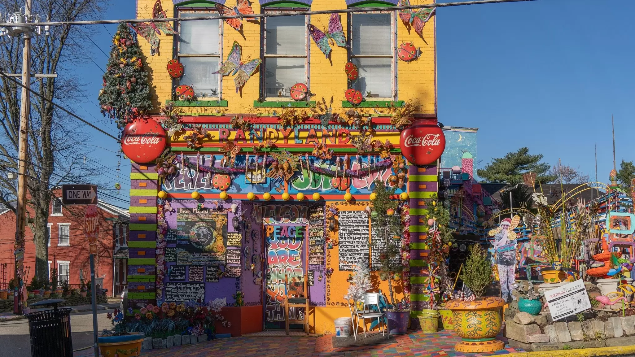 The quirky “museum” that is Randyland is one of Pittsburgh’s best free attractions. Amy Lutz/Shutterstock