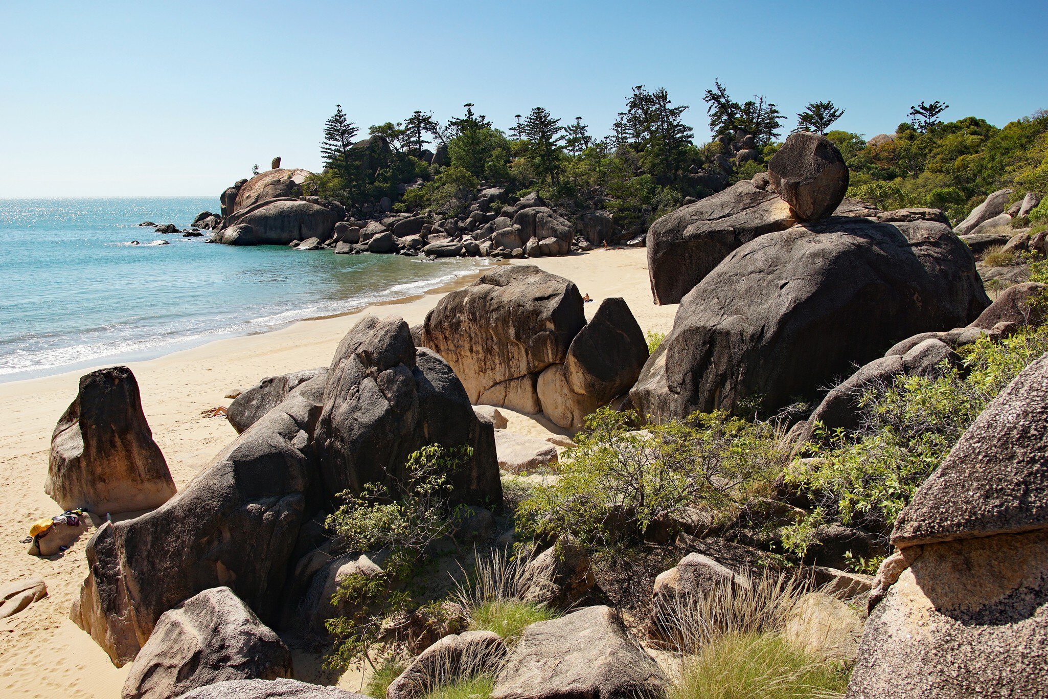 Picnic bay on Magnetic Island in Queensland, Australia.