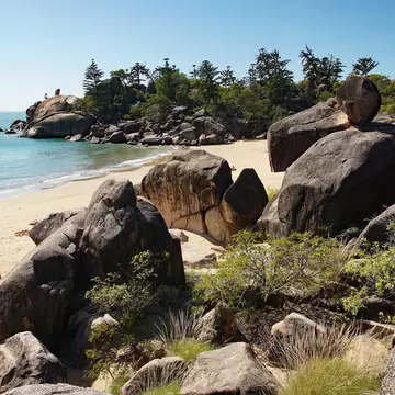Picnic bay on Magnetic Island in Queensland, Australia.