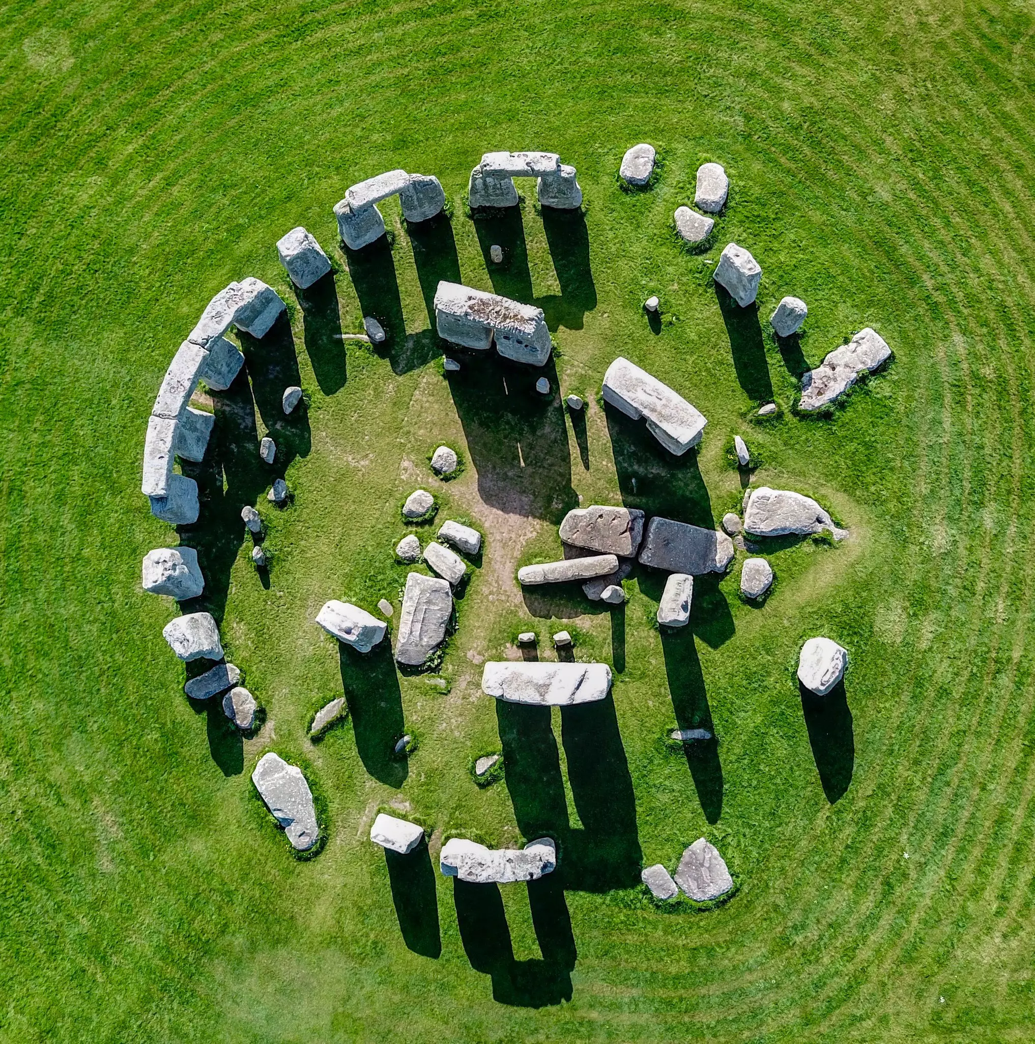 Stonehenge from above