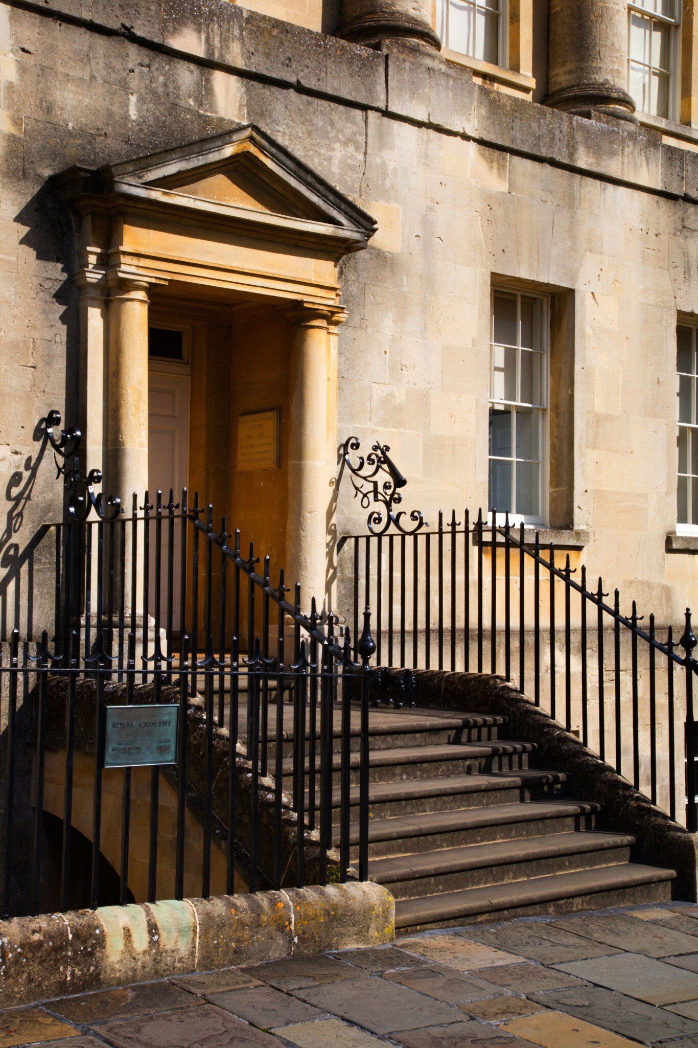 **RIGHTS MANAGED**
Exterior detail of No 1 Royal Crescent in Bath, Somerset, England. Uploaded for app use only.