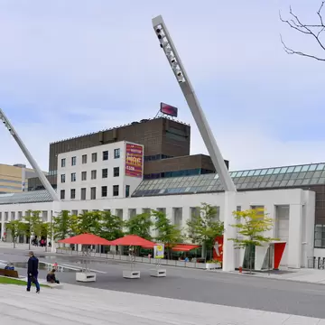 MONTREAL CANADA SEPT 15: Musee d'art contemporain de Montreal. The MACM was the first institution in Canada devoted exclusively to contemporary art.in Montreal, Quebec, Canada.; Shutterstock ID 154500944; Your name (First / Last): Josh Vogel; Proj...