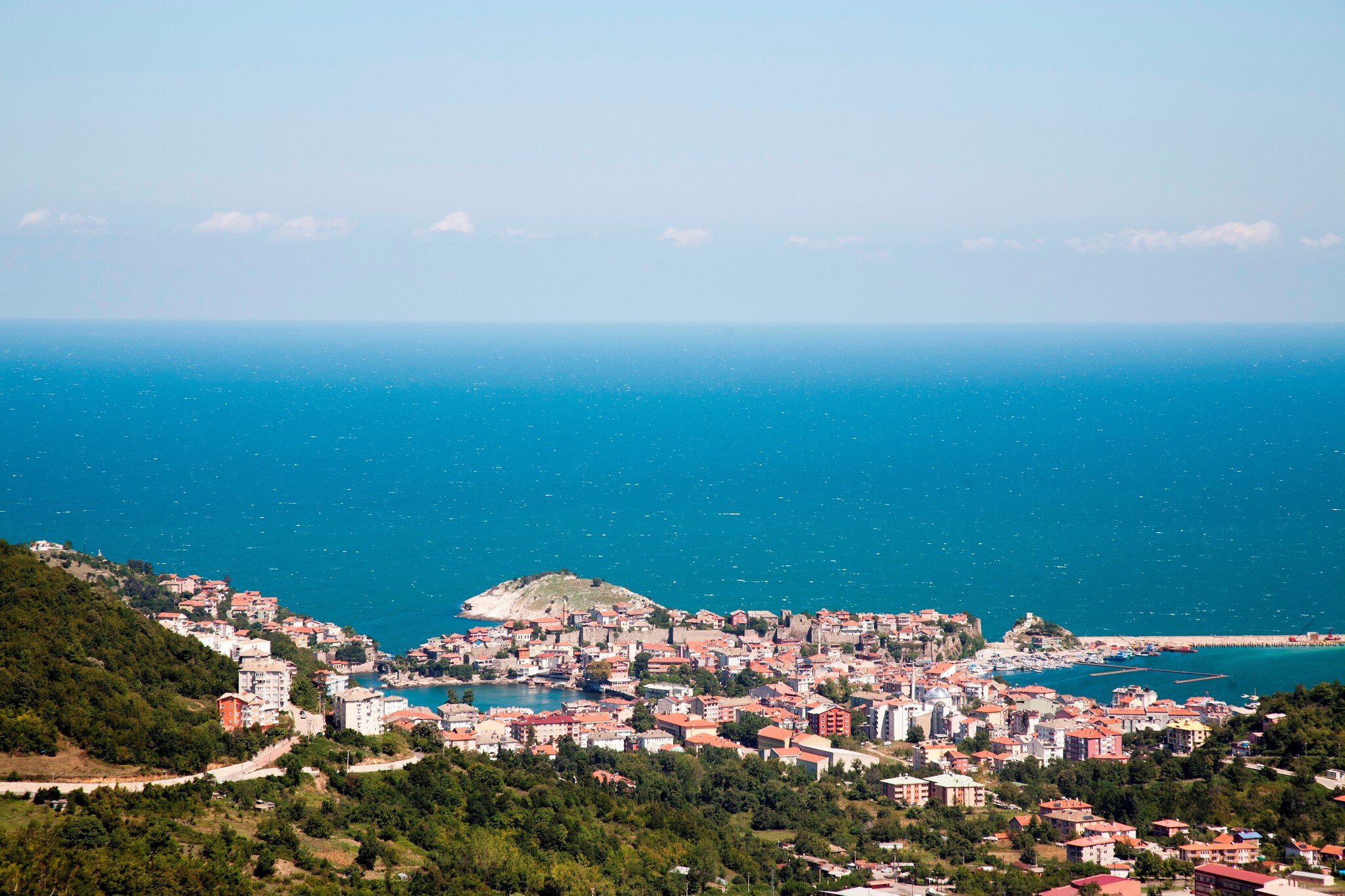 Amasra, Black Sea, Turkey. (Photo by Marka/UIG via Getty Images)
amasra, anatolia, asia, geography, geographic, black sea, sea, middle east, nobody, horizontal, landscapes, landscape, view, turkey