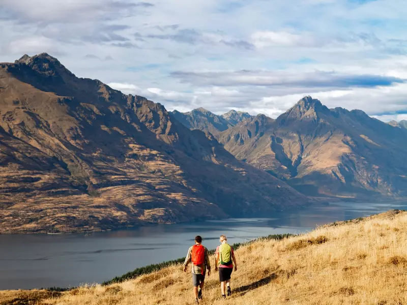 Mountains near New Zealand's Lake Wakatipu. 