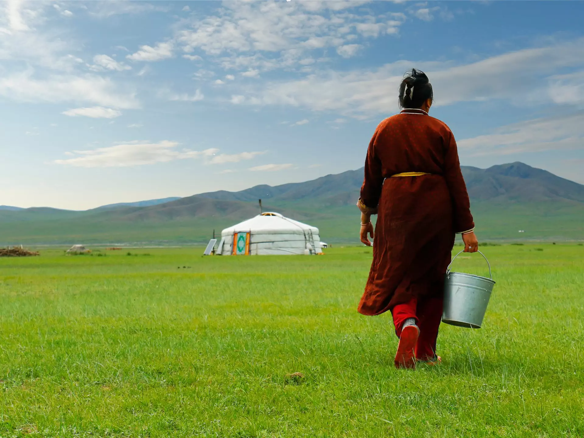 A Mongolian farmer. michel arnault/Shutterstock