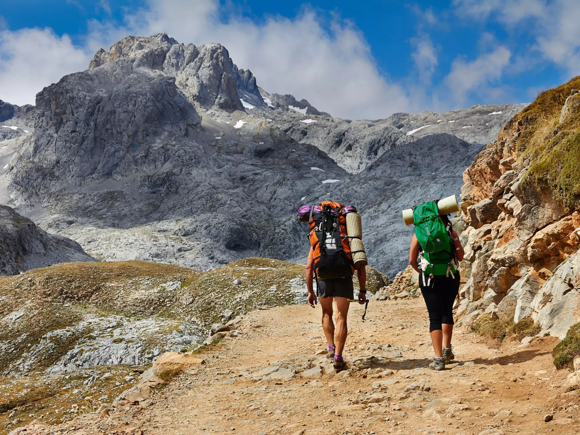 Spain's national parks, such as Picos de Europa, encompass some of the country's most outstanding landscapes. Miguel Castans Monteagudo / Shutterstock