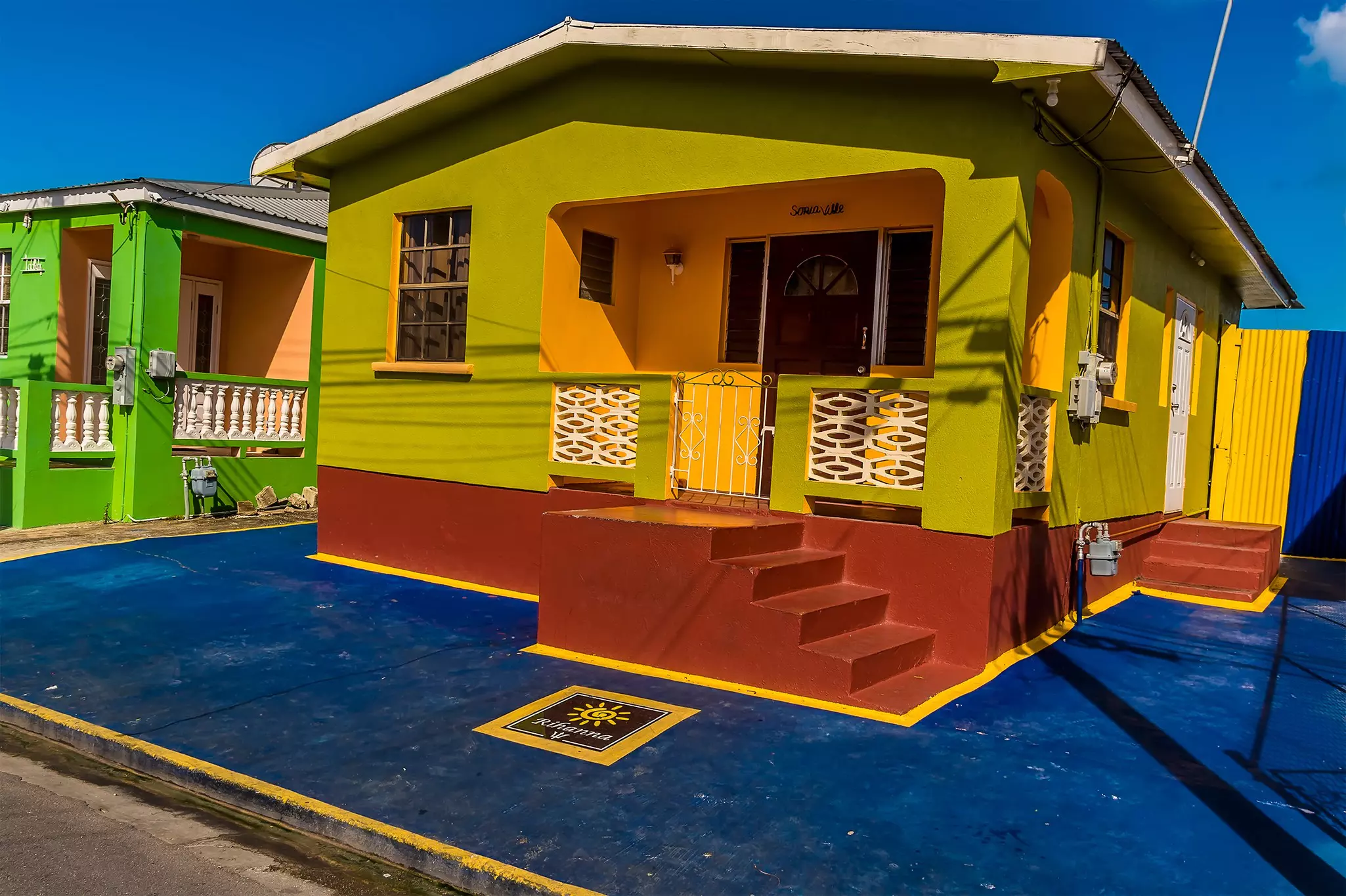 Pop star Rihanna's childhood home in Barbados