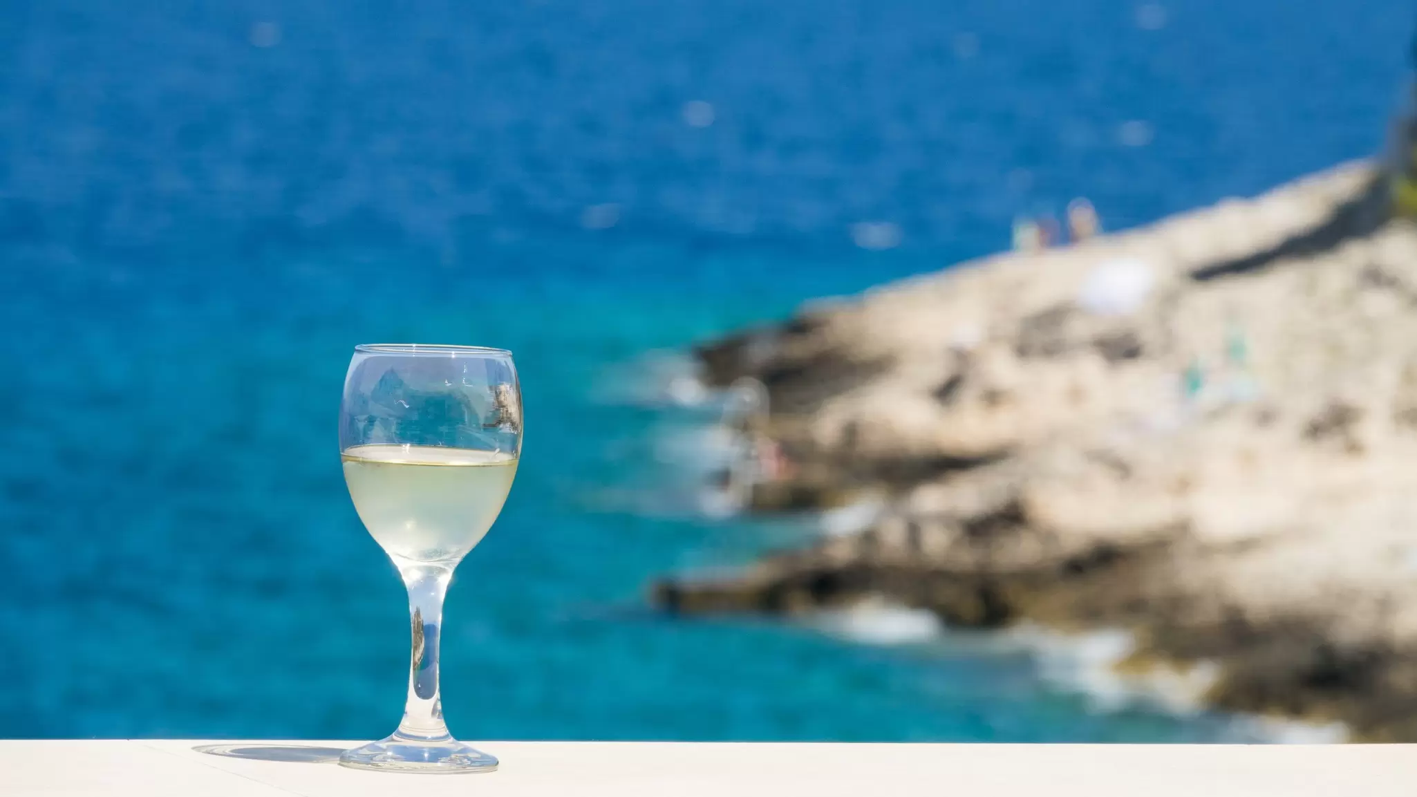 Local wine in Korčula, Croatia. Antonio Petrone/Shutterstock