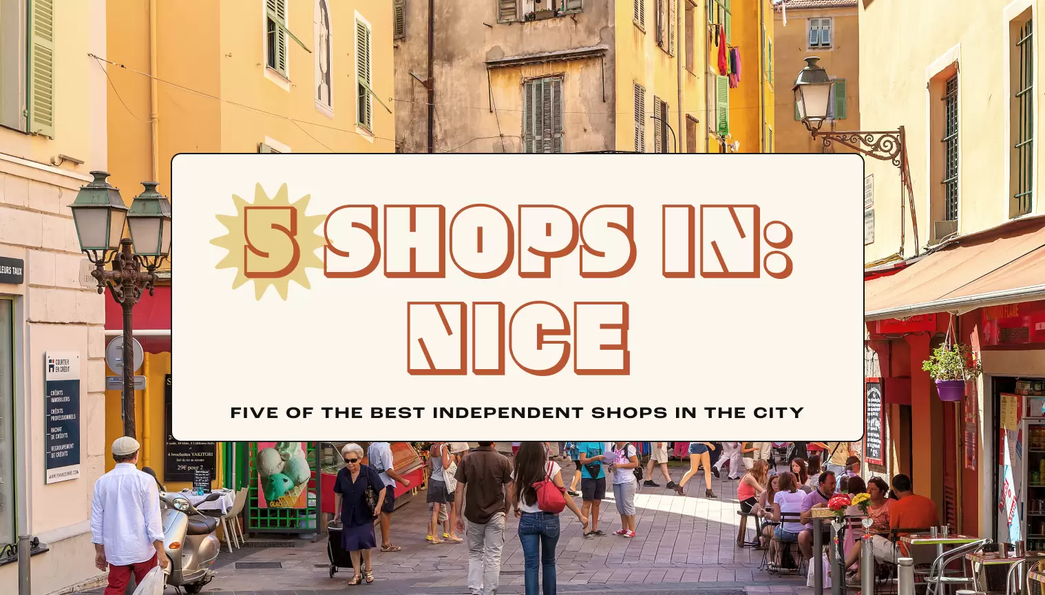 From handmade souvenirs to excellent vintage clothing, here's where to shop in Nice © Shutterstock