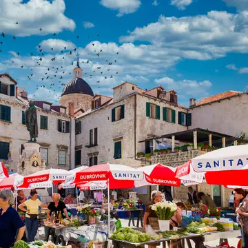 DUBROVNIK, CROATIA - May 9, 2013: Dubrovnik is in southern Croatia with a main attraction of Old Town. It is the scene of many of the locations in Game of Thrones and is a major tourist attraction., License Type: media, Download Time: 2025-02-21T15:25:51.000Z, User: katelyn.perry_lonelyplanet, Editorial: true, purchase_order: 65050 - Digital Destinations and Articles, job: wip, client: wip, other: Katelyn Perry