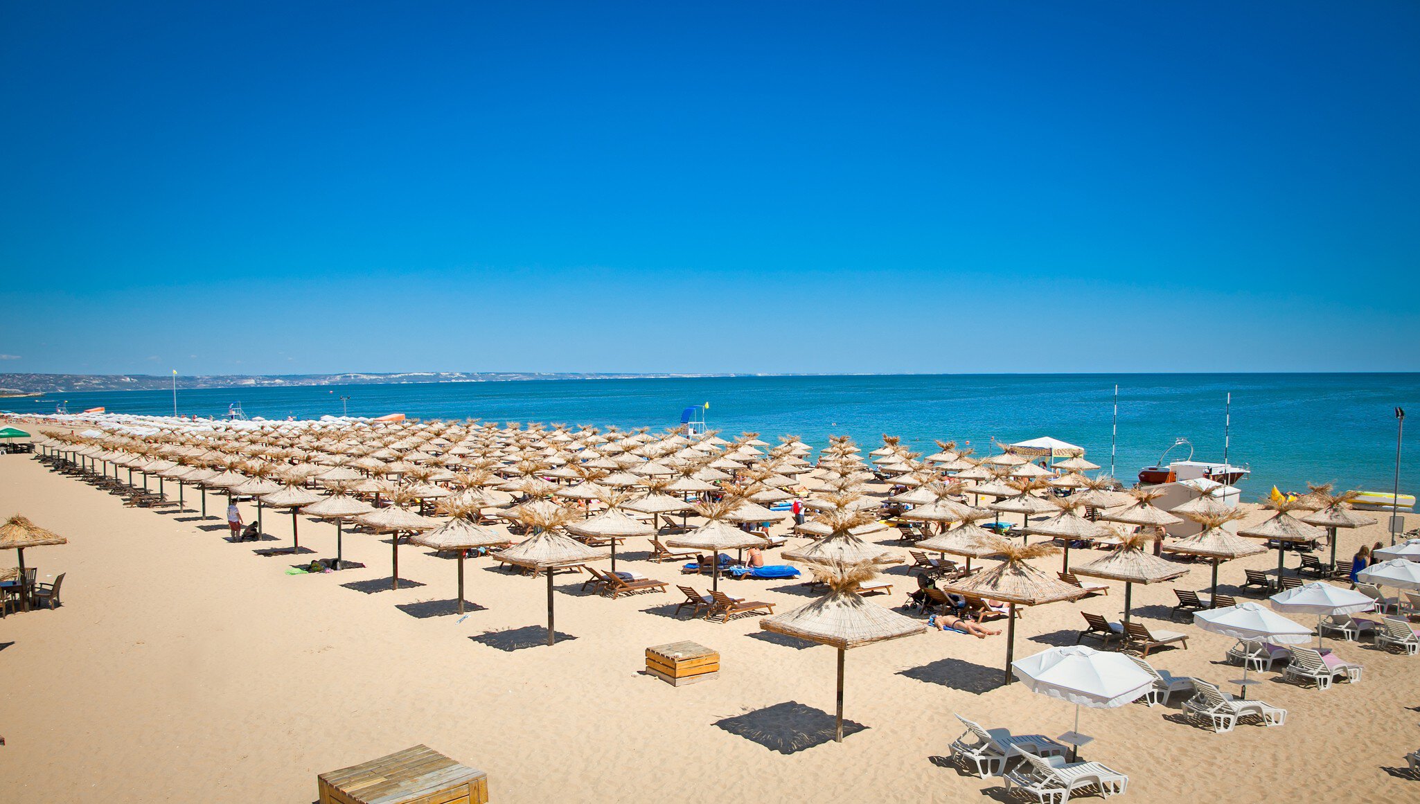 Panoramic view on Varna beach on Black sea in Bulgaria.; Shutterstock ID 128205776; Your name (First / Last): Josh Vogel; Project no. or GL code: 56530; Network activity no. or Cost Centre: Online-Design; Product or Project: 65050/7529/Josh Vogel/LP.com Destination Galleries
beach, bulgaria, bulgarian, coast, coastline, crowd, deckchair, eden, empty, europe, exotic, forest, golden, holiday, holiday-maker, landscape, leisure, mountain, nature, outdoor, overhead, panorama, panoramic, paradise, people, relax, resort, sand, scene, sea, seaside, seasonal, shade, shadow, shore, sky, summer, sunny, travel, tree, tropical, umbrella, vacations, varna, water, wave, weather, west