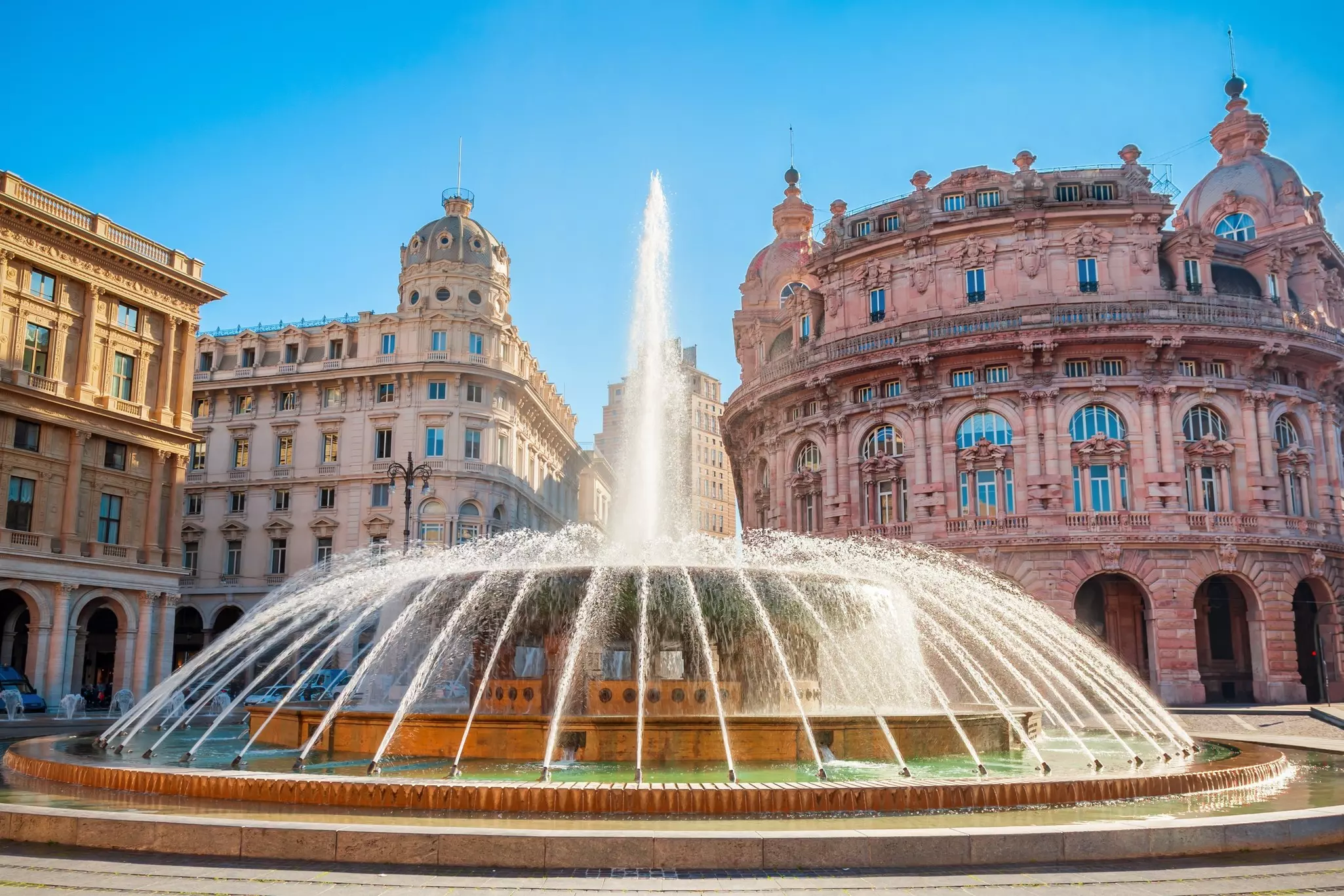 Piazza de Ferrari, Genoa. saiko3p/Shutterstock