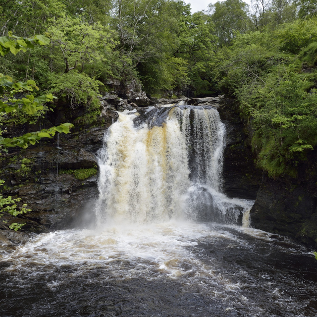 The Falls of Falloch in the Loch Lomond and Trossachs National Park, Scotland