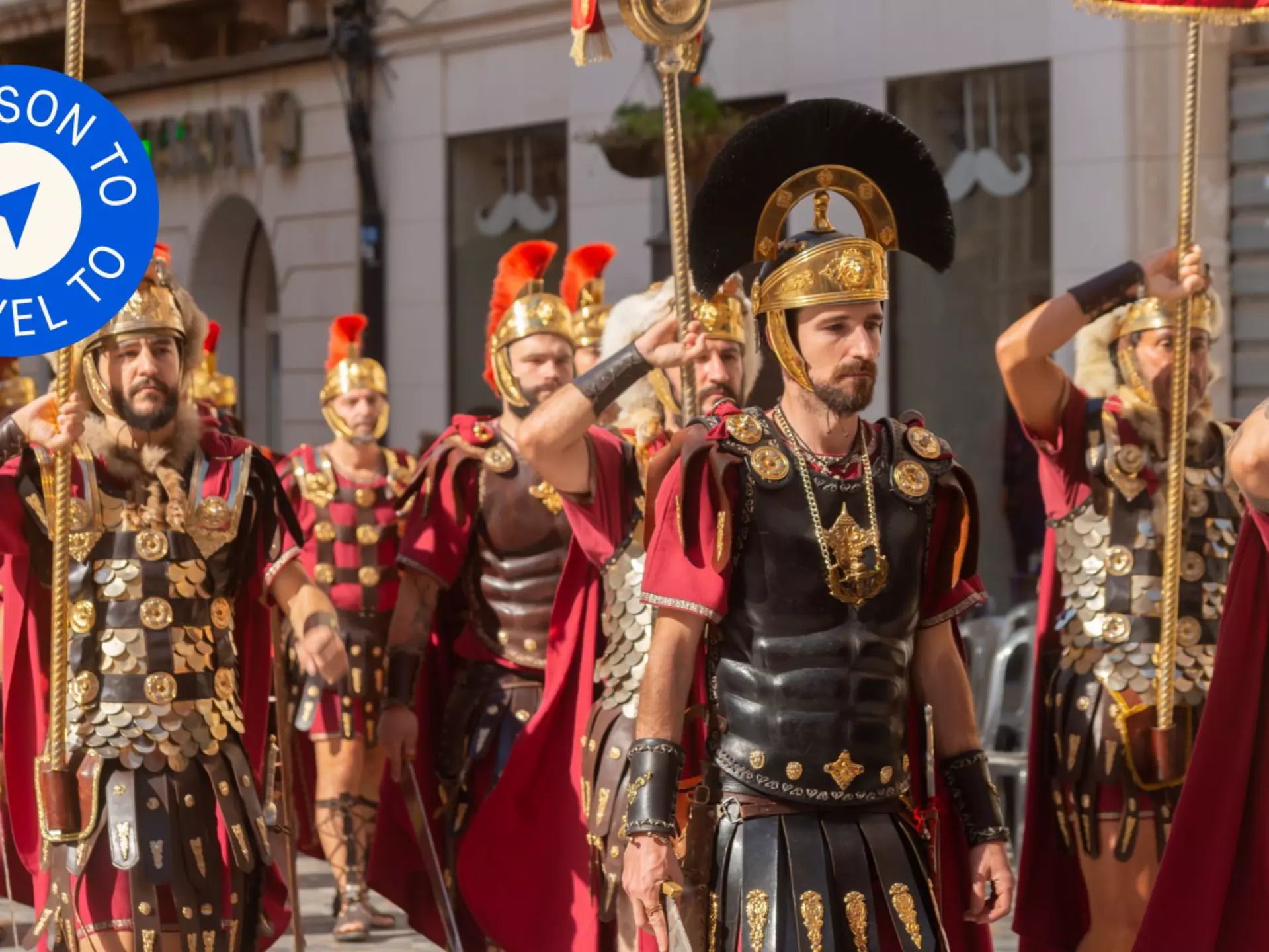 Each September, the Fiestas de Carthagineses y Romanos bring historical reenactments and festive parties to the city of Cartagena, Spain © Q77photo / Shutterstock