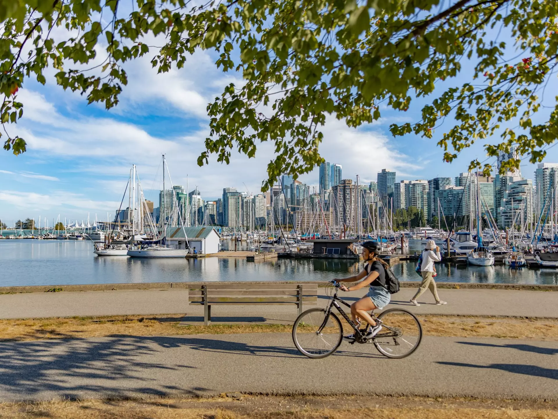 Cyclist in Vancouver