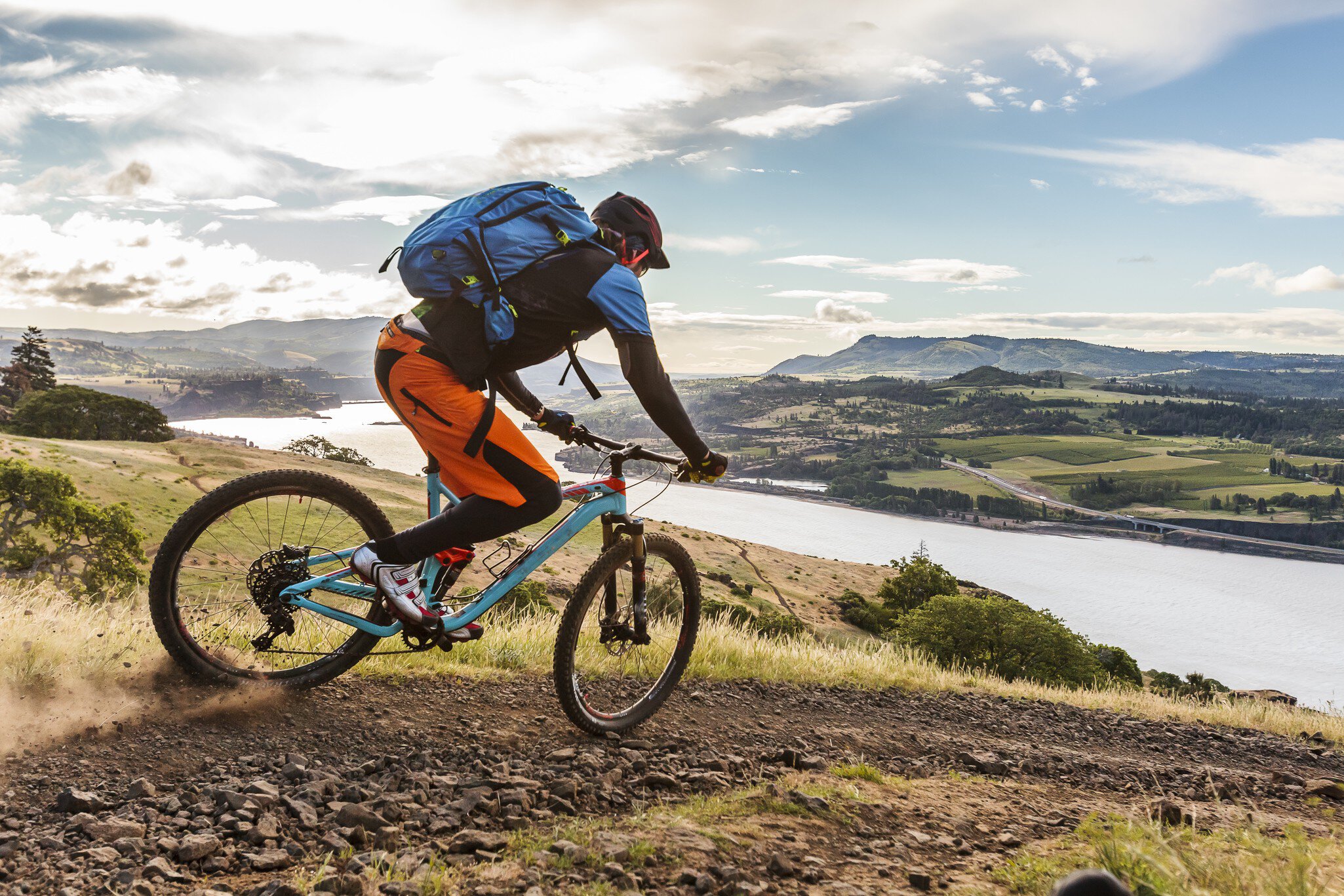 Join locals on the trail on a bikepacking trip in Oregon © Sawaya Photography / Getty Images