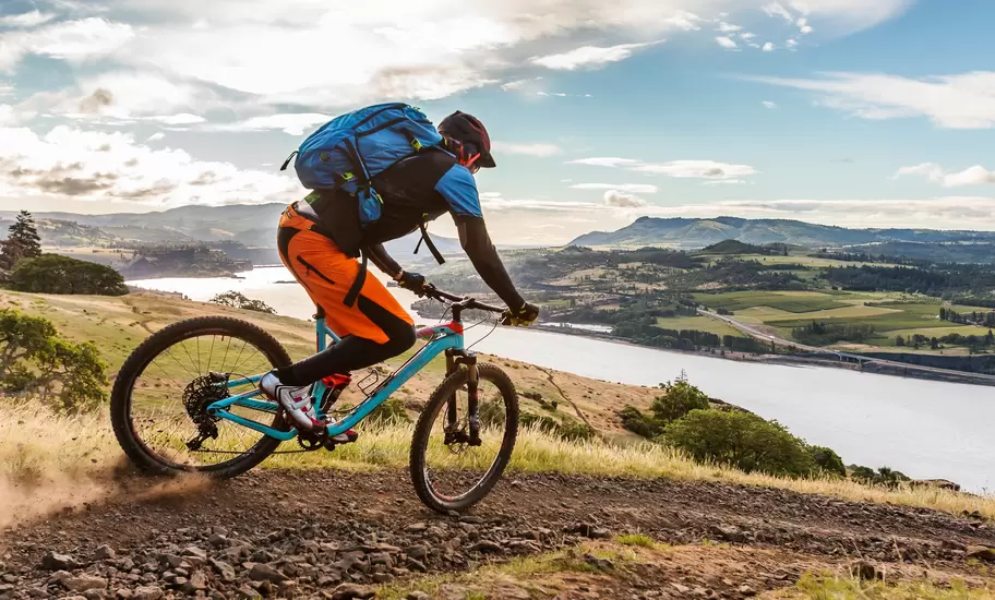 Join locals on the trail on a bikepacking trip in Oregon © Sawaya Photography / Getty Images