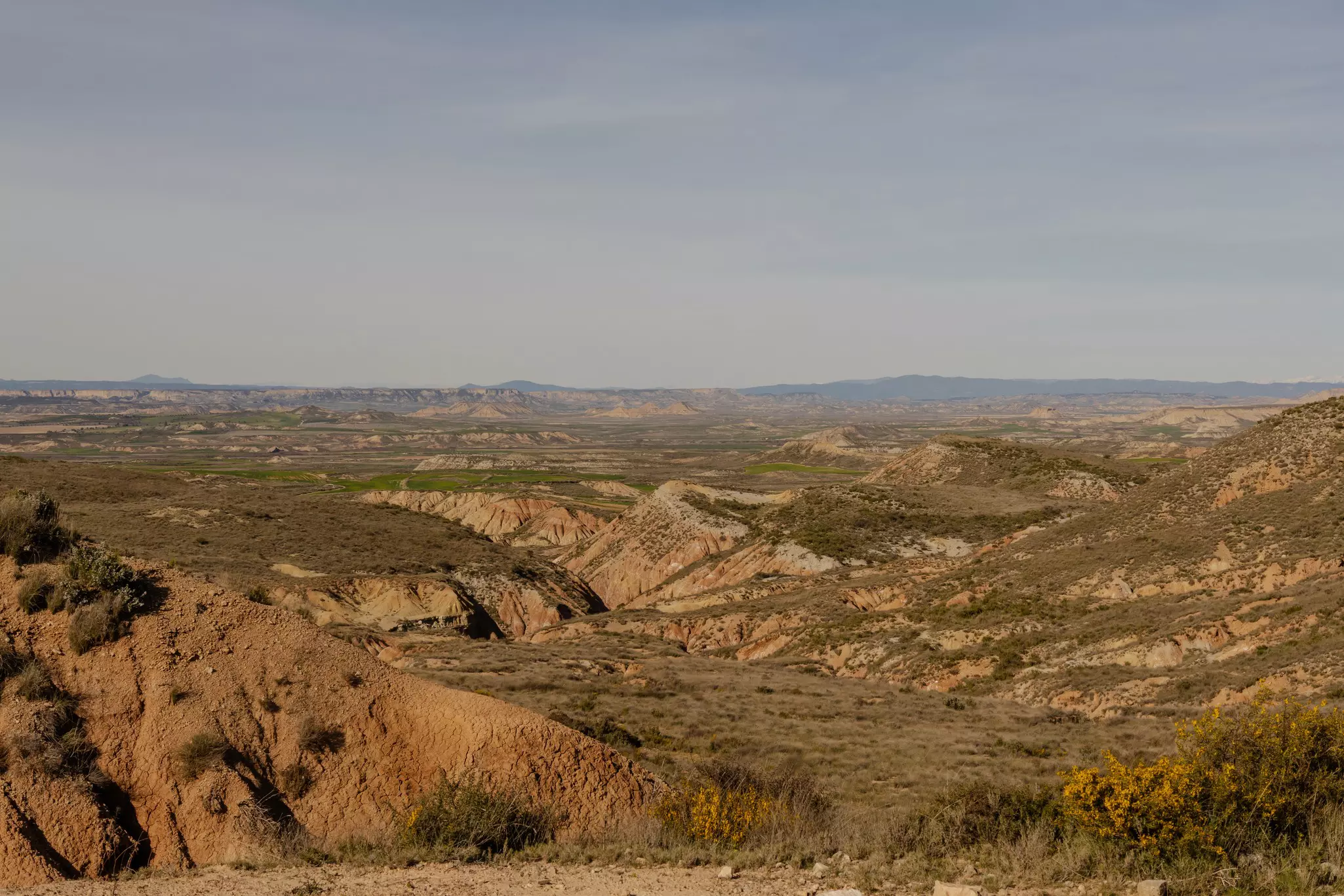The view from an evening buggy tour through Bardenas Reales Nature Reserve.