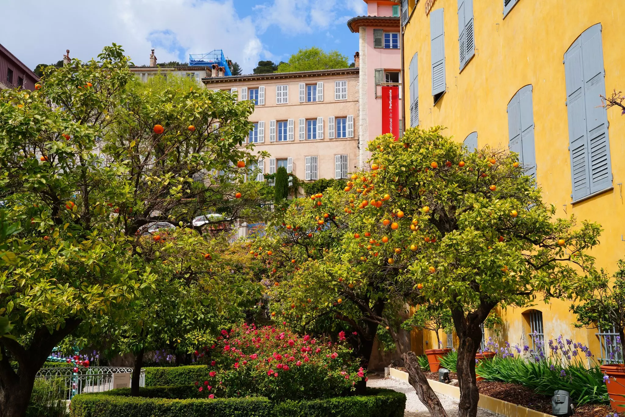 View of the Musee International de la Parfumerie (International Perfume Museum) located in Grasse, Provence, France.