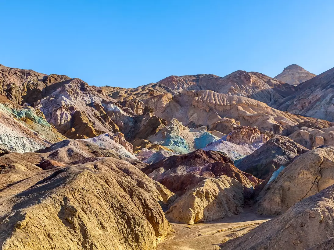 Artist's Palette in Death Valley National Park, California.