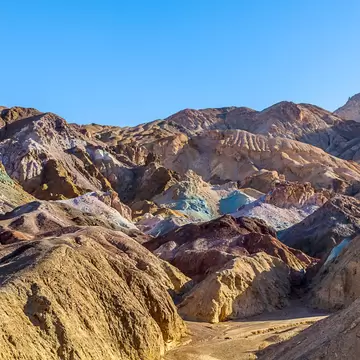 Artist's Palette in Death Valley National Park, California.