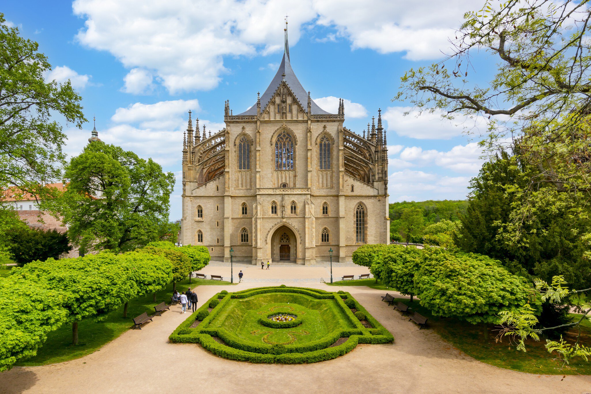 St. Barbara's church in Kutna Hora, Czech Republic