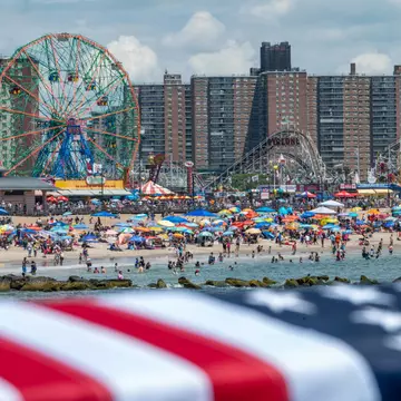July Fourth celebrations on Coney Island. Alexi Rosenfeld/Getty Images