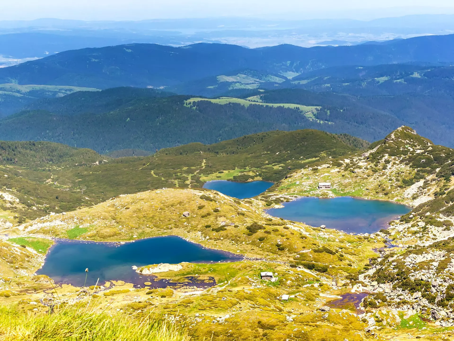 Find incredible views on a one-day hike in Seven Rila Lakes National Park. Kisa_Markiza / Getty Images