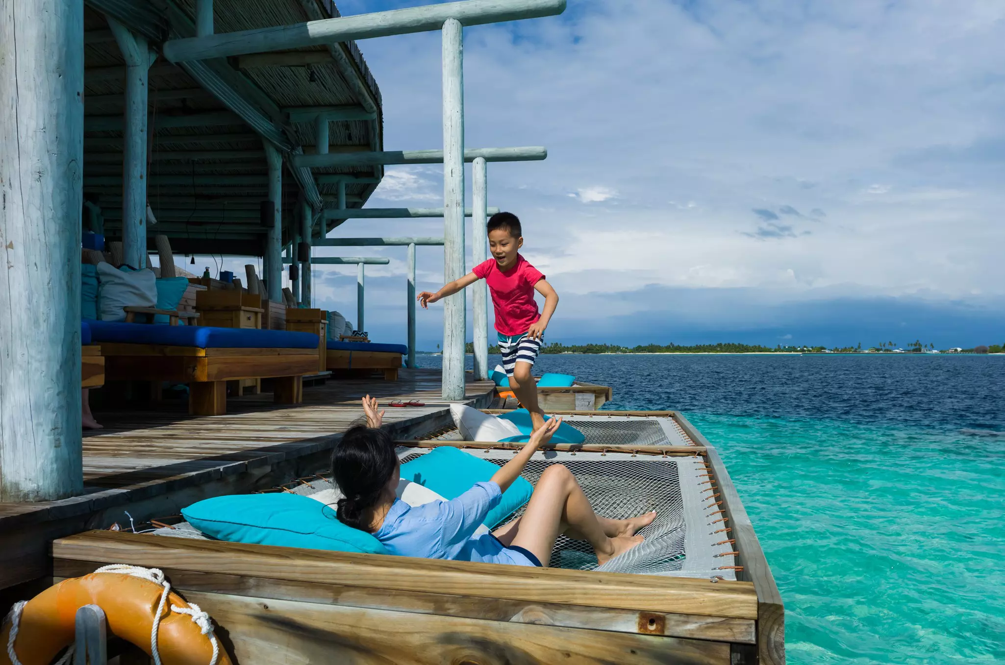 There are tons of adventures for kids in the Maldives, on and off the resorts © Max Shen