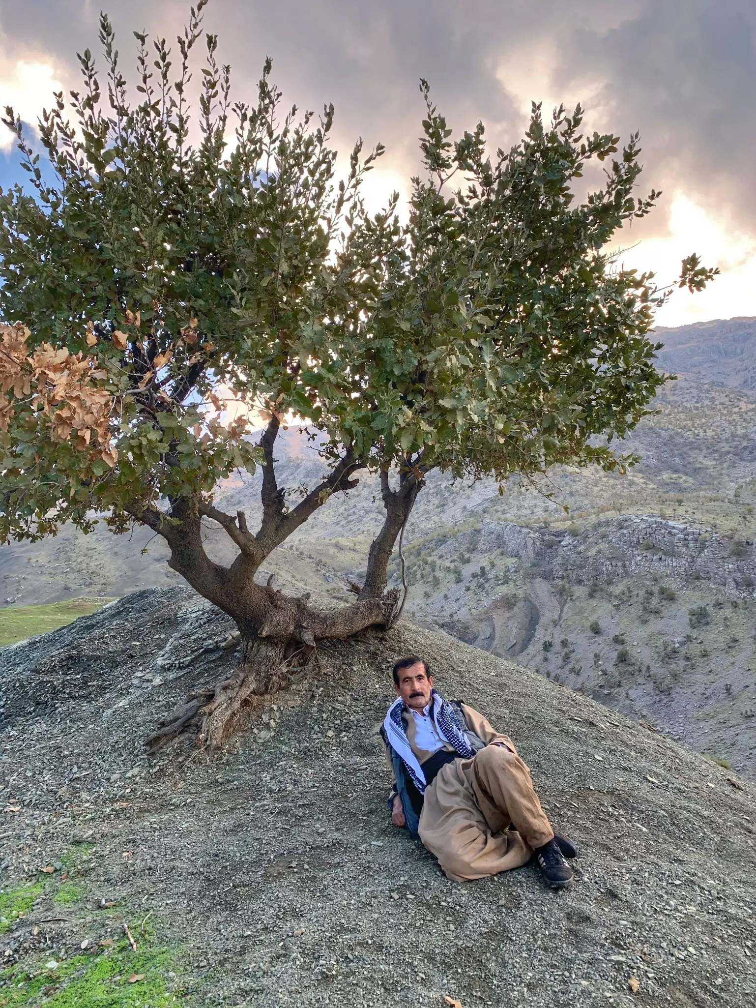 Ahmed Rezani, local guide in Balakayati area © Zagros Mountain Trail