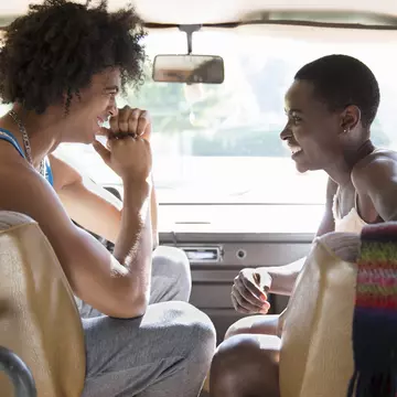 Couple laughing in the front of a camper van in Vancouver.
627026799
Journey, EC08, Connection, Heterosexual Couple, Face To Face, Vitality, Car, Canada, Two People, Love - Emotion, Carefree, Beautiful Woman, Happiness, Leisure Activity, Vancouver, Vehicle Interior, Road Trip, Mixed Race Person, African Ethnicity, Vancouver - Canada, Vacations, Adventure, Young Women, Brown Hair, Young Men, Adult, Enjoyment, People, Motor Home, Falling in Love, Horizontal, British Columbia, Adults Only, Romance, Three Quarter Length, Recreational Pursuit, Getting Away From It All, Friendship, Young Adult, Indoors, On The Move, Blanket, 20-24 Years, 25-29 Years, Bonding, Photography, Real People, Color Image, Day, Side View, Young Couple, Togetherness, Travel, Transportation, Sitting, Toothy Smile, Car Interior, Beautiful People, Relaxation