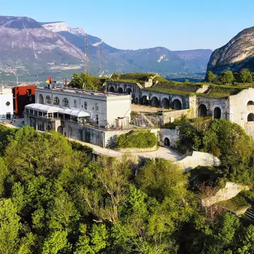 Point of view of the Bastille Grenoble; Shutterstock ID 2065938758;