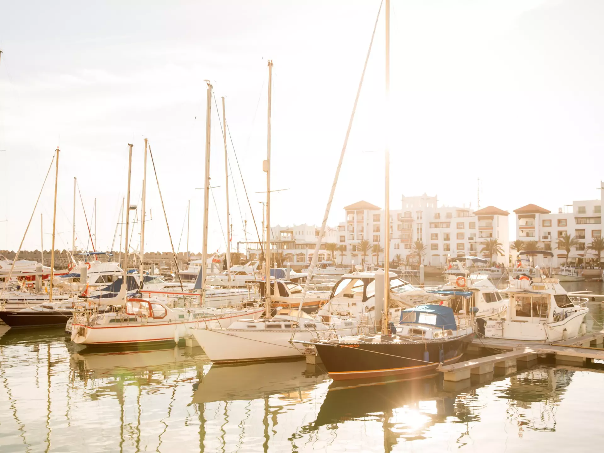 The marina in Agadir, Morocco. Tim E White/Getty Images