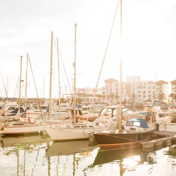 The marina in Agadir, Morocco. Tim E White/Getty Images