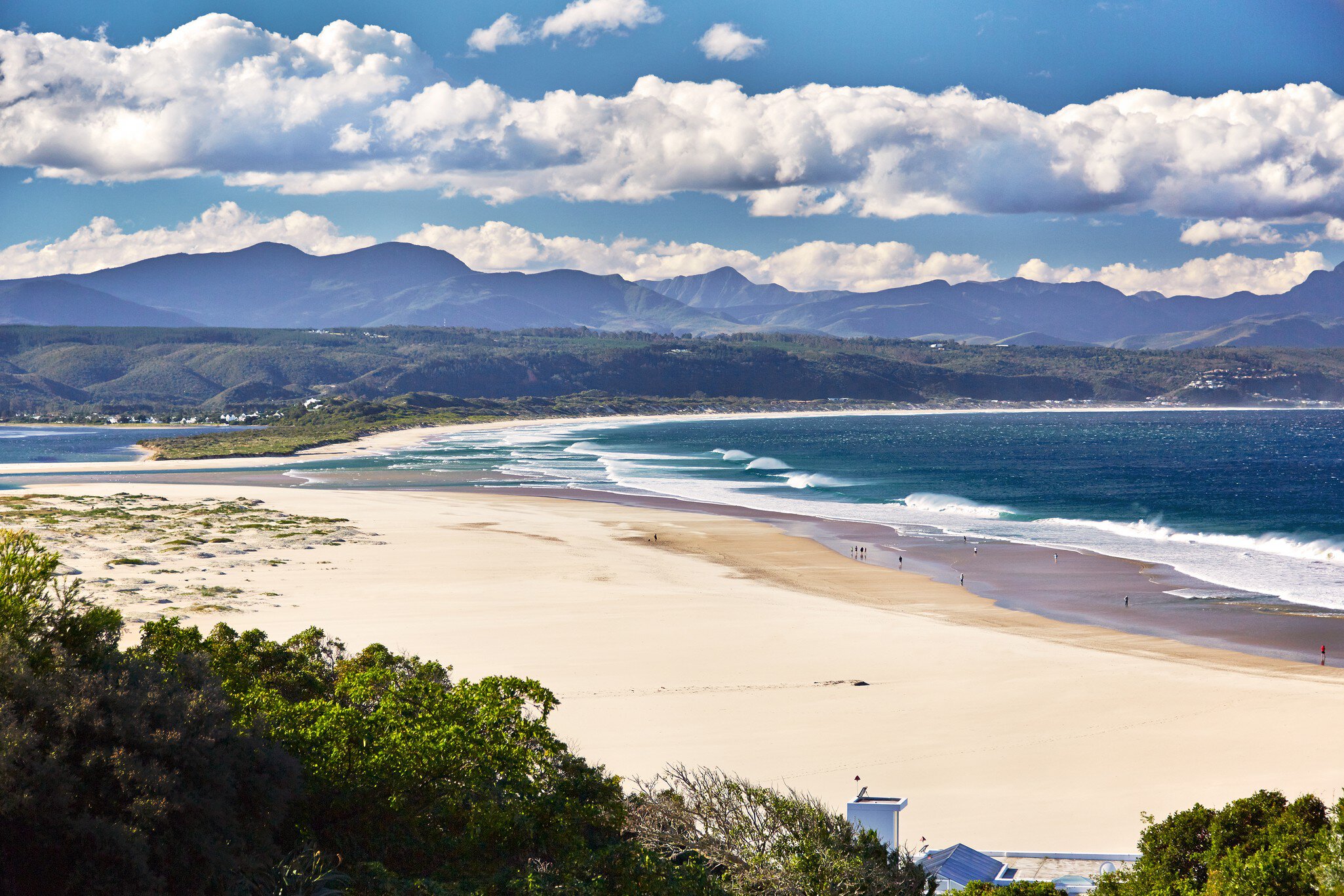 The beach at Plettenberg Bay,Garden Route