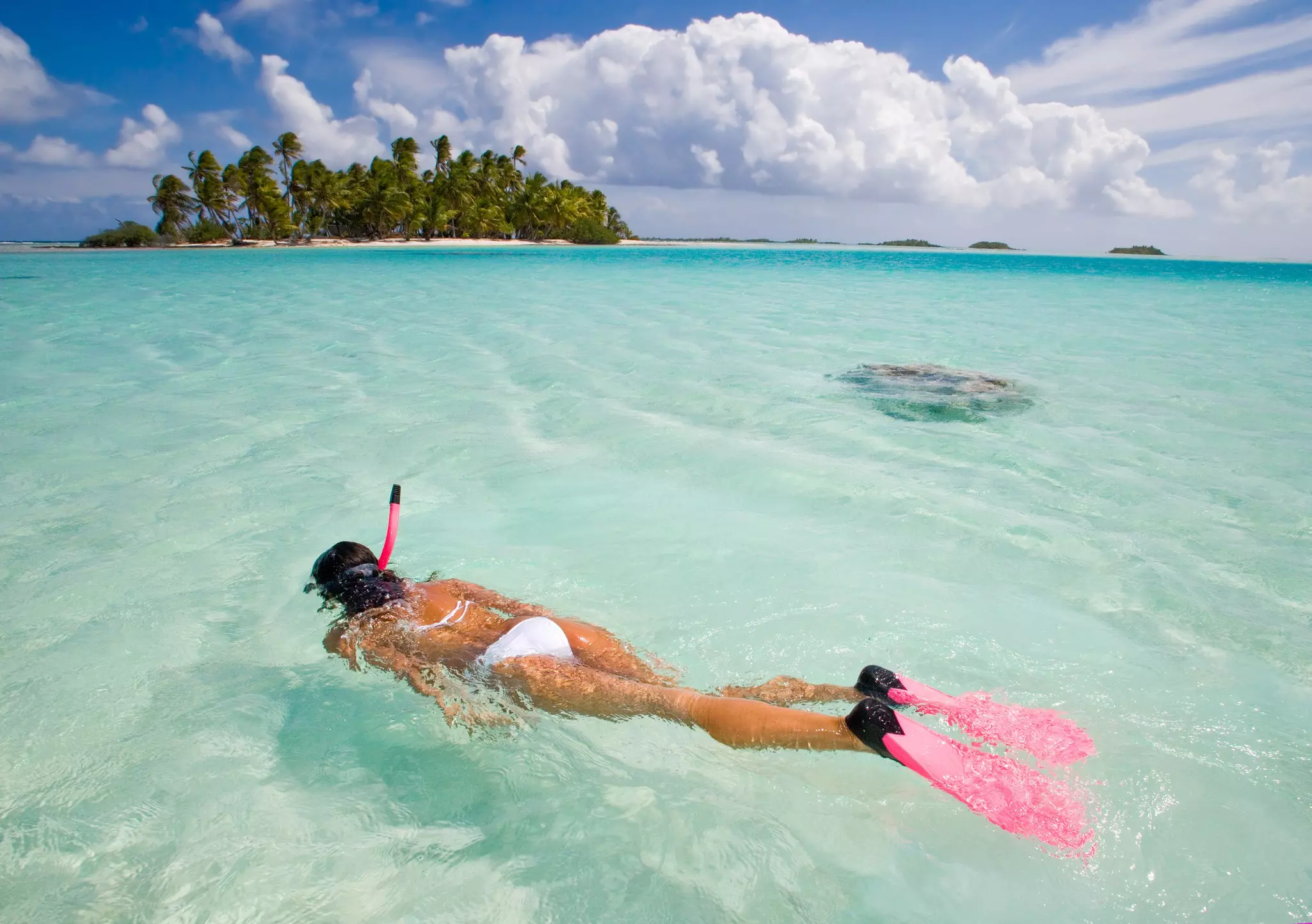 The waters off Tahiti are famously clear © idreamphoto / Shutterstock