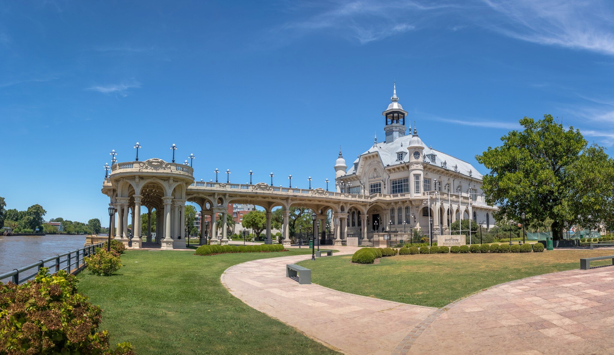 Buenos Aires, Argentina - Feb 6, 2018: Art Museum of Tigre (Museo de Arte Tigre - MAT) - Tigre, Buenos Aires Province, Argentina