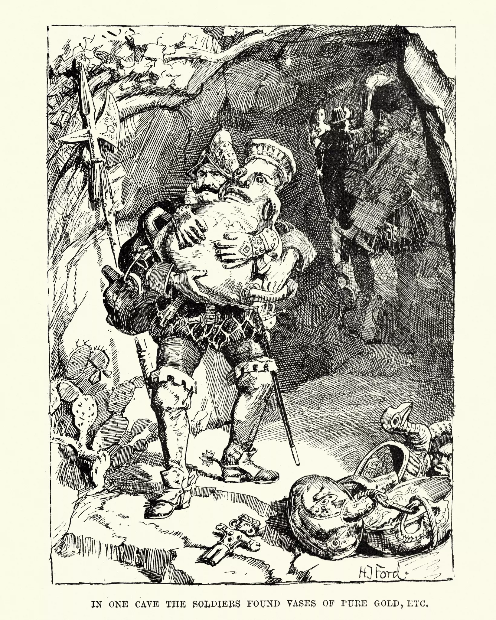 A sculpture of a black arm surrounded by flowers by Nick Cave