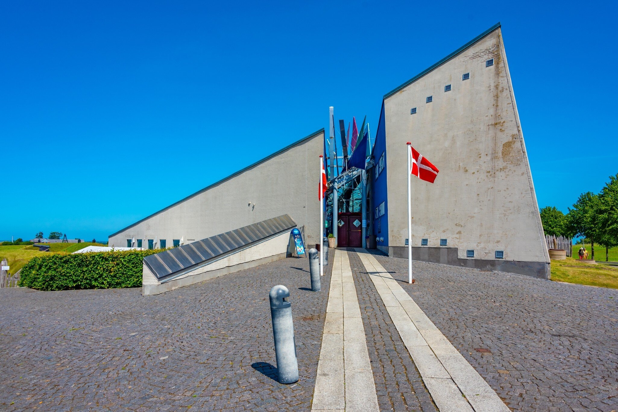 Dybbol Banke historical site commemorating war between Prussia and Denmark in 1864 near Sonderborg, Denmark.