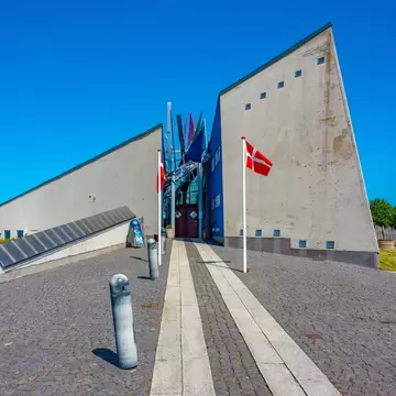 Dybbol Banke historical site commemorating war between Prussia and Denmark in 1864 near Sonderborg, Denmark.