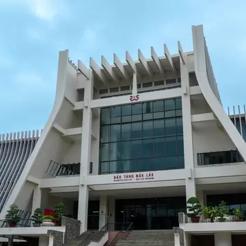 Exterior view of the Dak Lak Museum in Buon Ma Thuot, Vietnam.