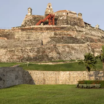 San Felipe de Barajas fortress. Castle is on a hill overlooking the Cartagena de Indias city in Colombia, License Type: media, Download Time: 2026-03-04T14:22:50.000Z, User: LP_SWalker, Editorial: false, purchase_order: 65050 - Digital Destinations and Articles, job: Lonely Planet, client: WIP App Content, other: Sean Walker