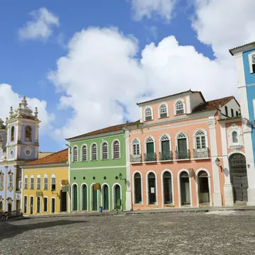 Salvador, Brazil, Bahia State, Pelourinho, South America, Church of Nosso Senhor do Bonfim, touristic place, Northeastern Brazil, Built Structure, Street, Building Exterior, Architecture And Buildings, Window, Sky, Facade, Front View, colourful, horizontal, panorama
Brazil Salvador - Pelourinho with the famous Church of Nosso Senhor do Bonfim ( Portuguese: Igreja de Nosso Senhor do Bonfim ) on the left side.Stitched Panorama photo
CLEARED FOR DIGITAL USE ONLY -