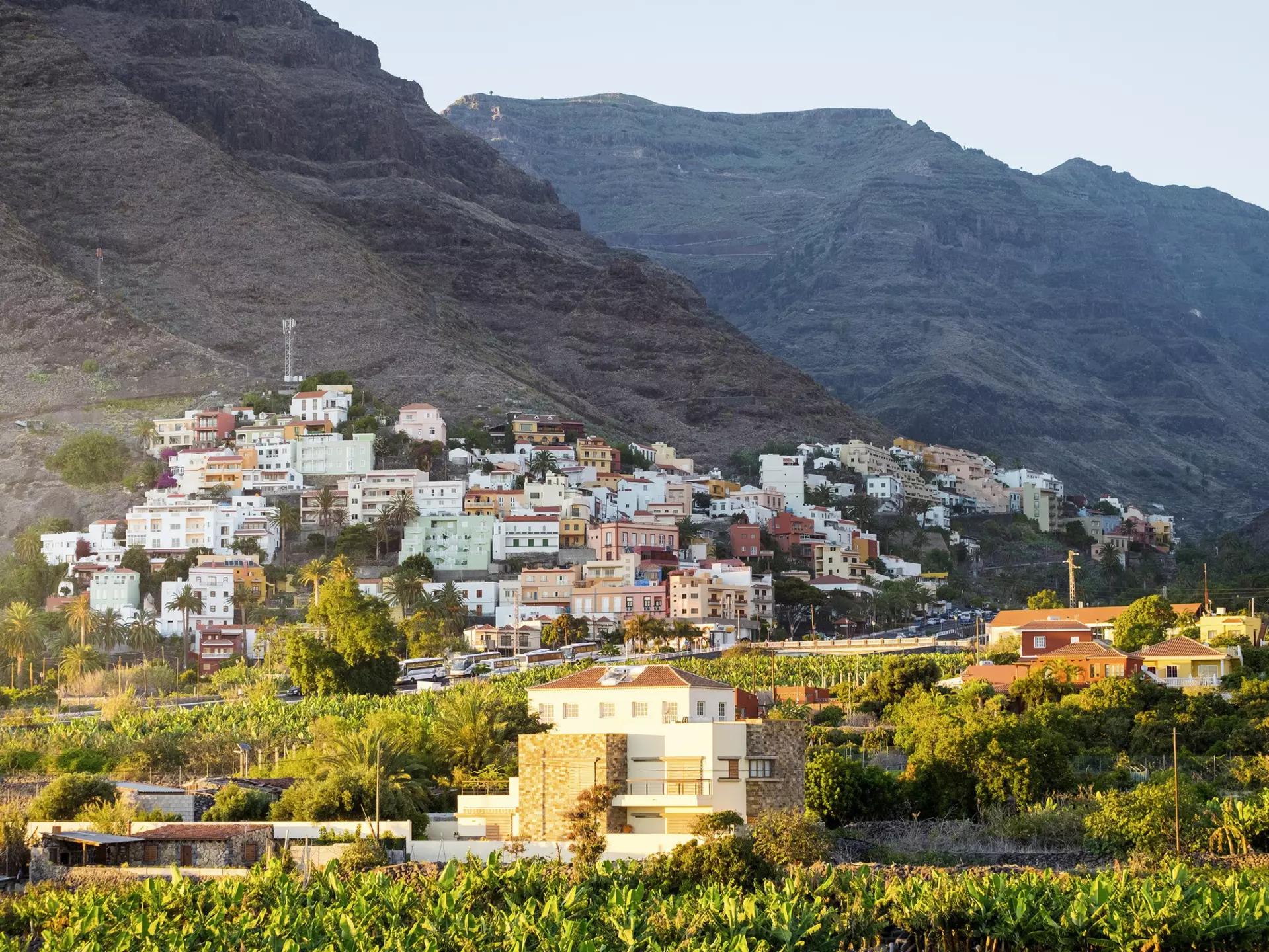 Canary Islands, La Gomera, Spain, Stian Klo, Sunset, Valle Gran Rey
The village of La Calera set at the foot of the mountains on La Gomera.