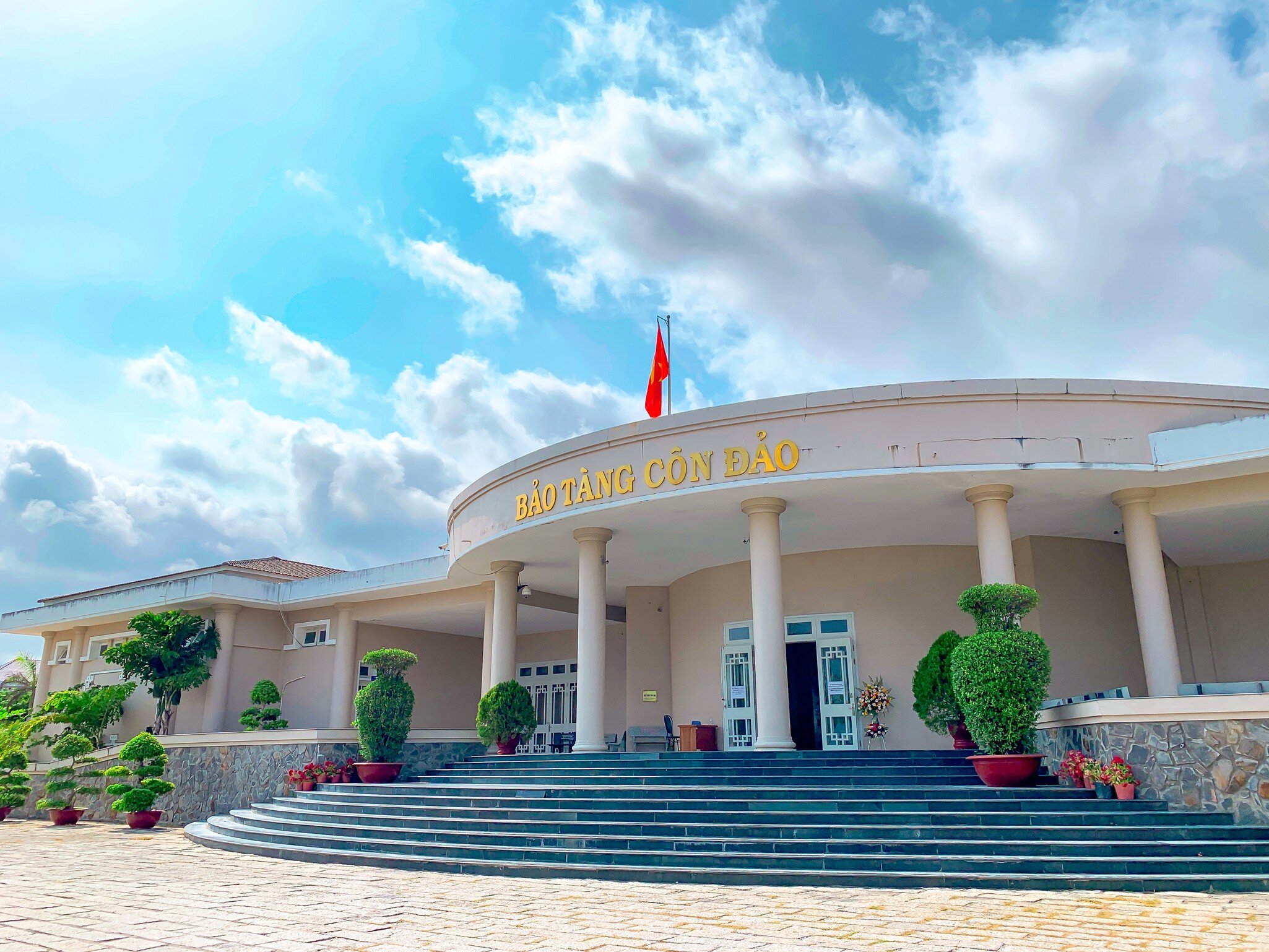 Entrance to the Con Dao Museum on Con Dao Island.